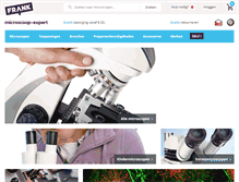 Tablet Screenshot of microscoop-expert.nl